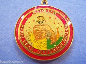 1986 Argus CREATURES GREAT AND SMALL Mini Multi-Color Loop Mardi Gras Doubloon - Picture 1 of 4