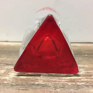 Bass Ale Beer Glass Cup Red Triangle Bottom 6.5" Vtg Pilsner - Picture 1 of 3