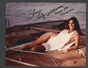 Edy Williams - Foto firmada autógrafo a color 8x10 - Más allá del valle de la muñeca - Imagen 1 de 2