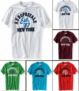 Aeropostale New York Arch Logo Appliqué Graphic Tee New York Est 87 NWT - Picture 1 of 7