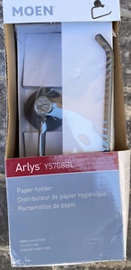 Moen Y5708BL Arlys Matte Black Paper Holder .MSRP $34.65 - Picture 1 of 5