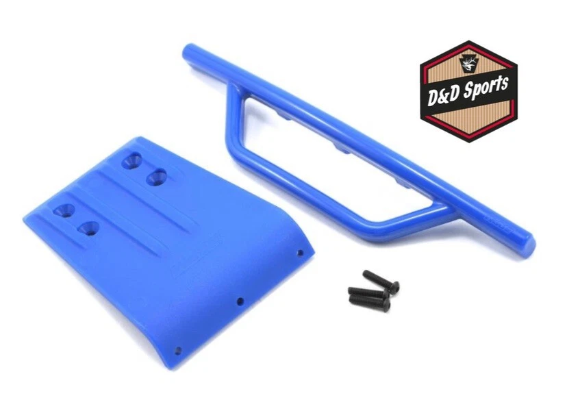 RPM 80955 - Blue Front Bumper & Skid Plate for Traxxas Slash 2WD & Nitro Slash - Image 1 of 1