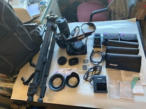 Canon EOS Rebel T6 DSLR Kamera EF-S 18-55mm & 75-300mm Objektive Filter Stativ +++ - Bild 1 von 12