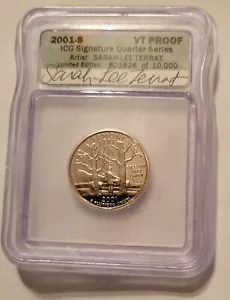 2001-S Vermont State Quarter ICG Signature Series | Sarah-Lee Terrat - Picture 1 of 2