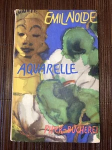 Emil Nolde: Aquarelle Hardback Book 16 Pictures Suitable For Framing - Picture 1 of 14