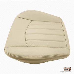 2002 2003 Jaguar X-Type Driver Bottom Synthetic Leather (Vinyl) Seat Cover Tan - Picture 1 of 10