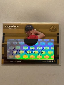 A12,966 - 2003 SP Game Used Signature Swings Gold 4 #CH1 Charles Howell Auto - Picture 1 of 1