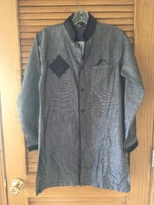 Indisches Hand Perlen Leinen Top Kurti Tunika Kleid Damen Kurta Bluse Shirt Gr-Small - Bild 1 von 6