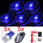 5X Roof Marker Running 12V 5050 Led Lights Lamps + Wiring Switch Kit Truck Suv