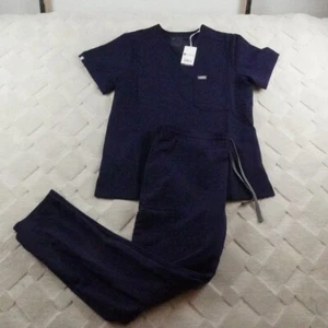 Set scrub Figs 2 pezzi Catrina una tasca top medio/yola skinny scrub pantaloni grandi - Foto 1 di 20