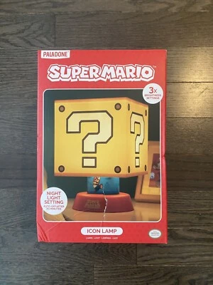 Lâmpada ícone luz noturna Paladone Super Mario nova  - Imagem 1 de 4