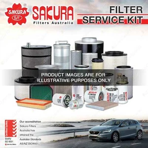 Sakura Oil Air Fuel Filter Service Kit for Mitsubishi Triton ML 3.5L V6 06-09 - Picture 1 of 2