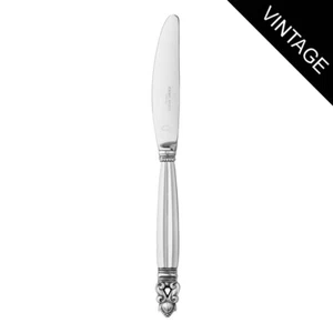 Georg Jensen Silver Dinner Knife, Long Handle - Acorn/ Konge - Picture 1 of 1