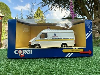 Corgi Diecast Ford Transit C656/28 Nottinghamshire Ambulance Service 1:50 Scale - Image 1 of 4
