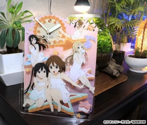 NEW K-On! Ritsu Yui Tsugumi Mio Azusa Acrylic Clock Sweets Ver. Official Japan - Picture 1 of 4