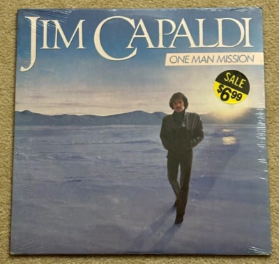 Jim Capaldi ‎(Traffic) – One Man Mission (1984) Vinyl LP Record. SEALED! NEW! - Image 1 of 2