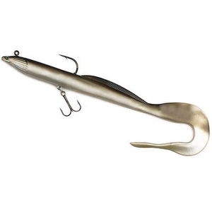 Kunstköder Aal-Imitation 16 oder 22cm Hecht-Wels-Zanderköder Drilling und Haken - Bild 1 von 4