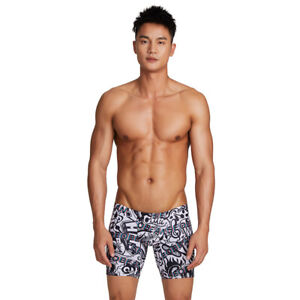 Men's Swimming Underwear Briefs Trunks Boxer Summer  Print Comfy Swimsuit