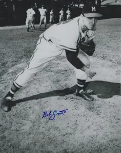 HANDSIGNIERTES BOB GIGGIE 8X10 Milwaukee Braves Foto mit Echtheitszertifikat - Bild 1 von 1