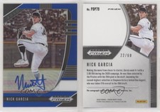 2020 Panini Prizm Draft Picks Blue Prizm Auto /60 Nick Garcia #PDP79 Auto
