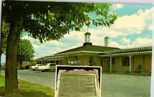 Cartolina non spedita Battlefield Motel e monumento nel nuovo mercato Virginia - Foto 1 di 2