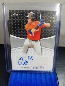 2022 Leaf Perfect Game National Showcase - Antonio Perrotta - Black Auto /50 DB3 - Picture 1 of 2