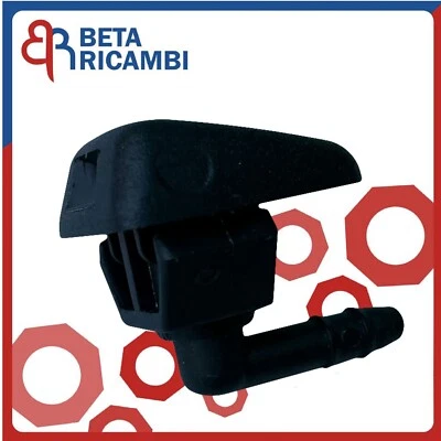 Spruzzatore Ugello Tergi Lavavetro Anteriore Per Fiat Panda 169 Punto Ypsilon - Immagine 1 di 4
