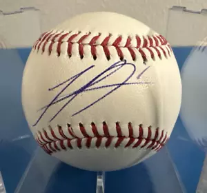 ATLANTA BRAVES STARY MICHAEL HARRIS II AUTOGRAPHED OFFICIAL MLB BASEBALL - Picture 1 of 4