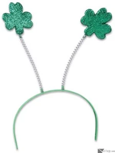 St Patricks Day Green Shamrock Headband Bopper One Size Fits Most, Party Wear - Picture 1 of 1