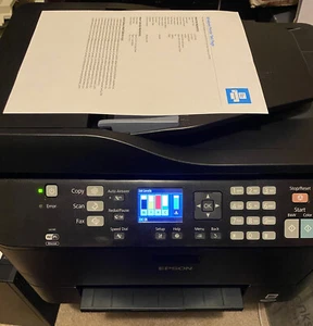 Epson WorkForce Pro WP-4530 All In One WIFI Inkjet Printer Excellent Low Usage. - Picture 1 of 7