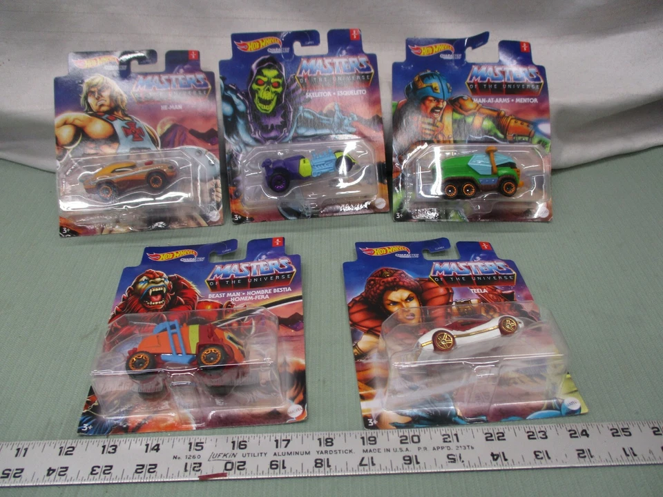 Carros de personagens Motu Masters of The Universe Hot Wheels escolha uma peça veículo  - Imagem 1 de 1