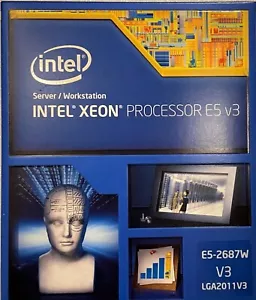 Intel BX80644E52687V3 SR1Y6 Xeon Processor E5-2687W v3 25M Cache, 3.10 GHz NEW - Picture 1 of 2