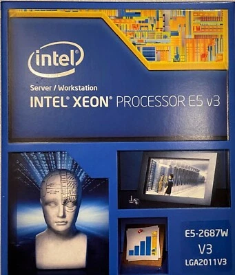 Intel BX80644E52687V3 SR1Y6 Xeon Processor E5-2687W v3 25M Cache, 3.10 GHz NEW - Image 1 of 2
