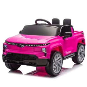 Chevrolet Silverado 24V Ride on Truck with Remote 2 Seater 4 Wheels Car for Kids - Picture 1 of 24
