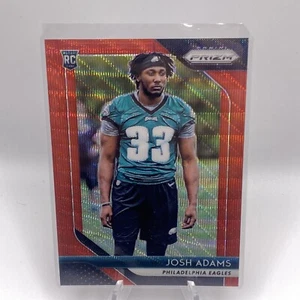 2018 Panini Prizm #296 Josh Adams Red Wave /149 Eagles - Bild 1 von 2
