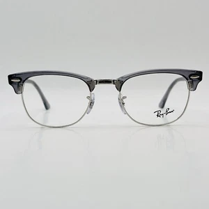 Ray ban eyeglasses Men's Ladies Oval Grey Silver Mod. RB 5154 8162 Clubmaster - Picture 1 of 12