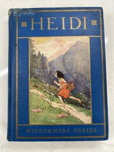 Vintage Kinderbuch Heidi 1921 Rand McNally Windermere Serie - Bild 1 von 11