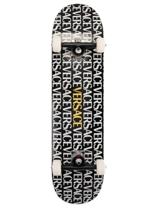 Versace Skateboard Set with Repeat Logo Board, Wheels and Case - Picture 1 of 14