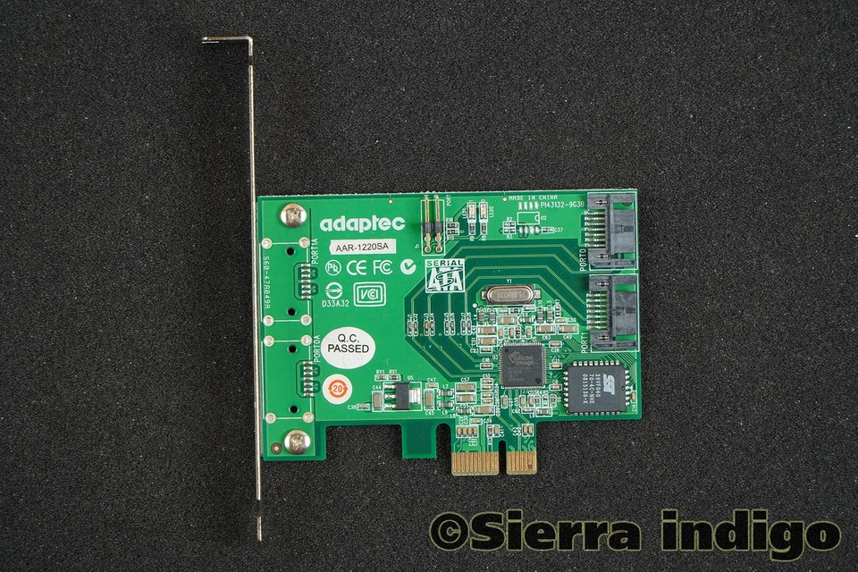 Adaptec SATA II RAID 1220SA 2-Port PCIe Card AAR-1220SA - Image 1 of 1