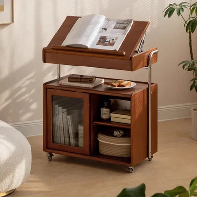 Frederick FAS-Graded Solid Poplar Wood Side Table/Bookcase Display Shelf/Stor... - image 1 of 4