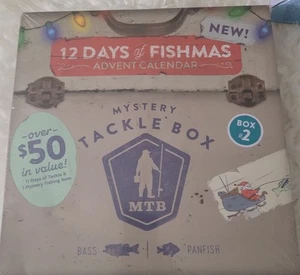 Twelve Days of Fishmas, Holiday Mystery Tackle Box Box #2 New Sealed - Picture 1 of 2