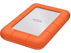 Disco duro 2 TB - LaCie Rugged Mini, USB C (3.1 Gen 1), Aluminio, Naranja - Imagen 1 de 6