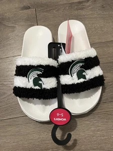 Michigan Spartans Pantoletten Größe 5-6 Neu - Bild 1 von 5