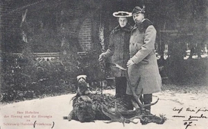 Prince Philipp of Saxe-Coburg and Gotha SIGNED POSTCARD 1908-ROYALTY AUTOGRAPH - Picture 1 of 2