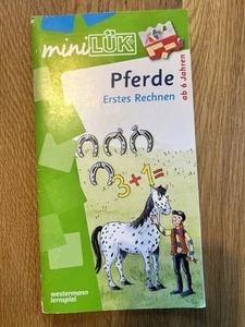 5 miniLÜK Trainingshefte Vorschule Pferde Erstes Rechnen Englisch - Bild 1 von 6
