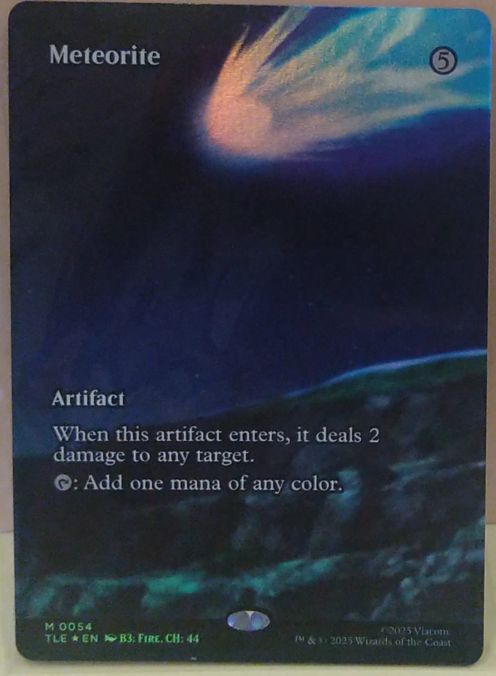 MTG - Avatar TLA Eternal - Meteorite *Borderless Foil* - Bild 1 von 1