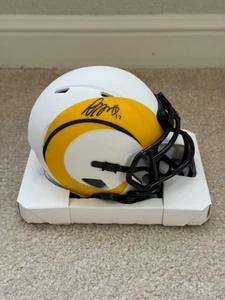 Von DeVante Adams signierter Los Angeles Rams Lunar Speed Mini Helm Beckett - Bild 1 von 5