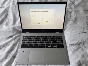 ASUS Chromebook CX1500CNA 15.6” Laptop Intel Celeron N3350, 4GB RAM, 64GB eMMC - Picture 1 of 5