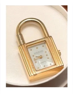 Reloj Collar Colgante Cuarzo Vintage 3 Tonos Dorados Joan Rivers Colección Clásica - Imagen 1 de 9
