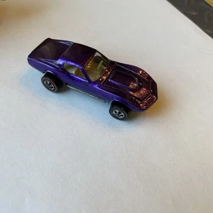 Hotwheels Redline 1968 Custom Corvette Purple & White Interior - Picture 1 of 14